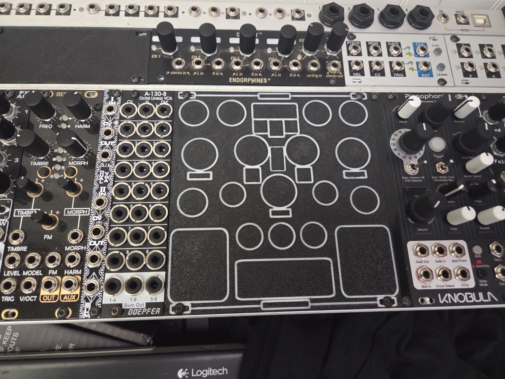 Eurorack 24 HP Blank Panel - Vhikk X Placeholder