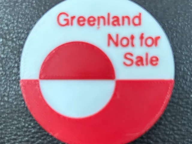 Greenland Solidarity Button