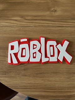 Roblox Sign flat Wall Art (NO AMS)