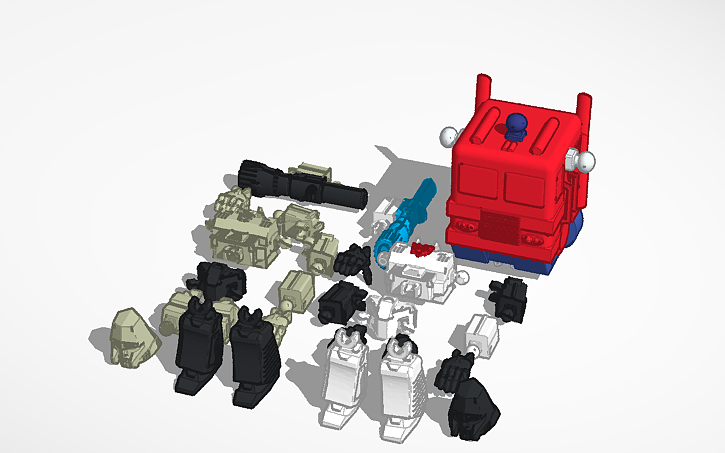 Megatron Pack with Combiner Optimus Prime Chest