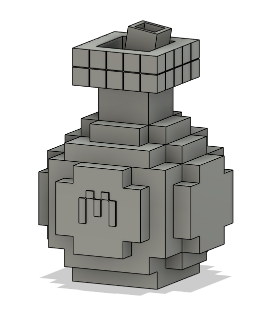 McDonalds Minecraft Toy - Potion Bottle