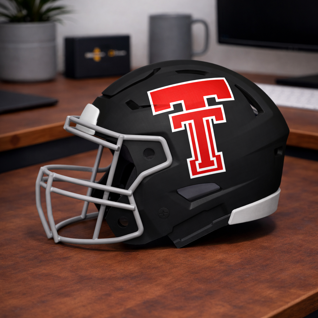 Texas Tech Red Raiders Football Helmet
