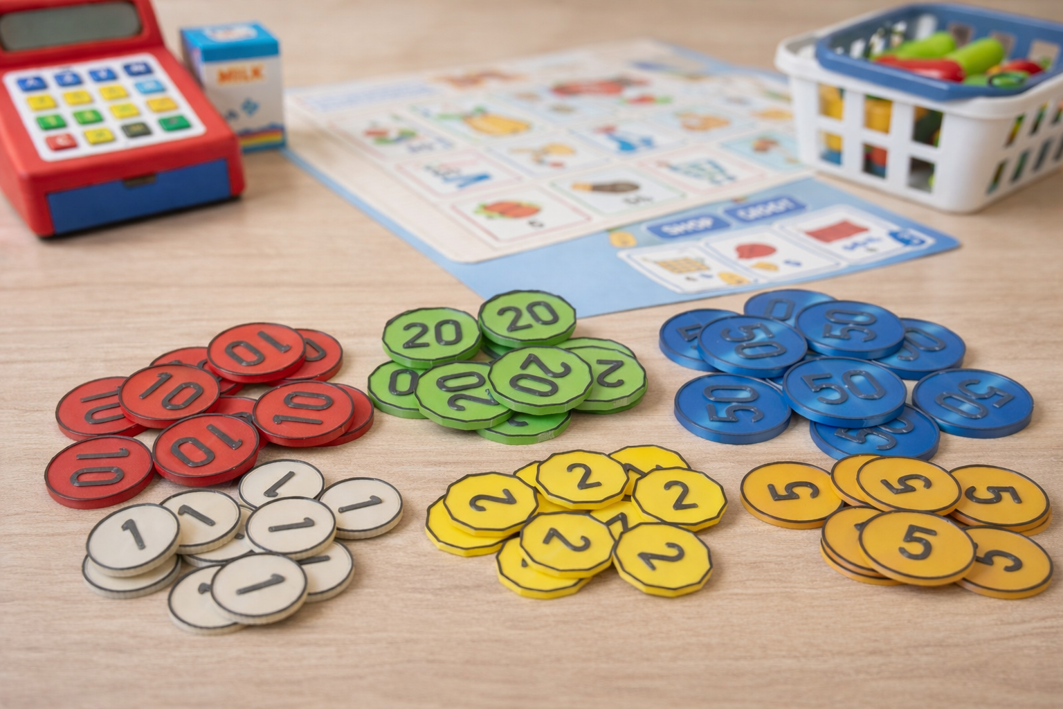 Coins for kids / Mince pro děti