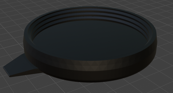 Citroen C4 headlight cover for 72mm hole 3D model