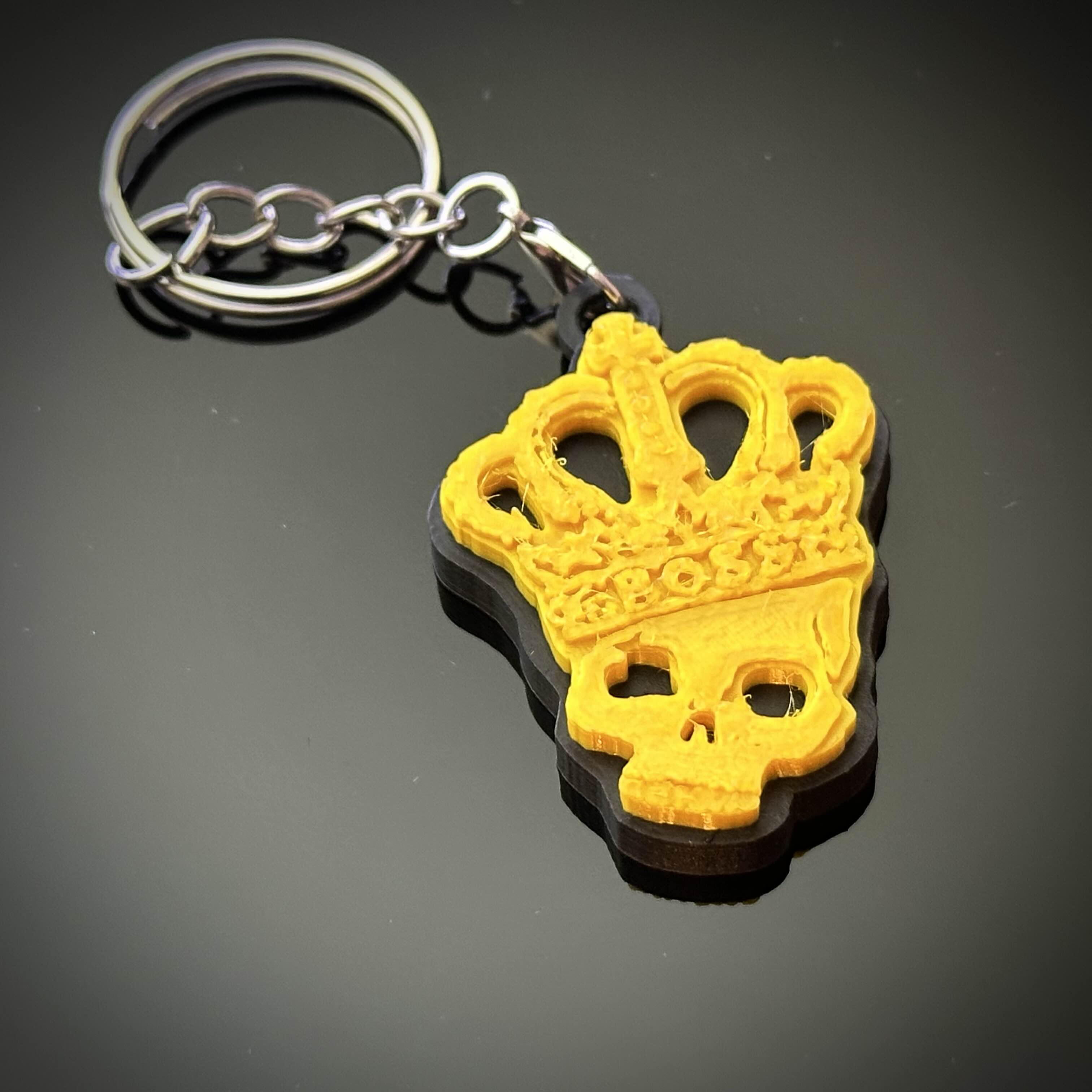CS2 Crown Foil Keychain Charm
