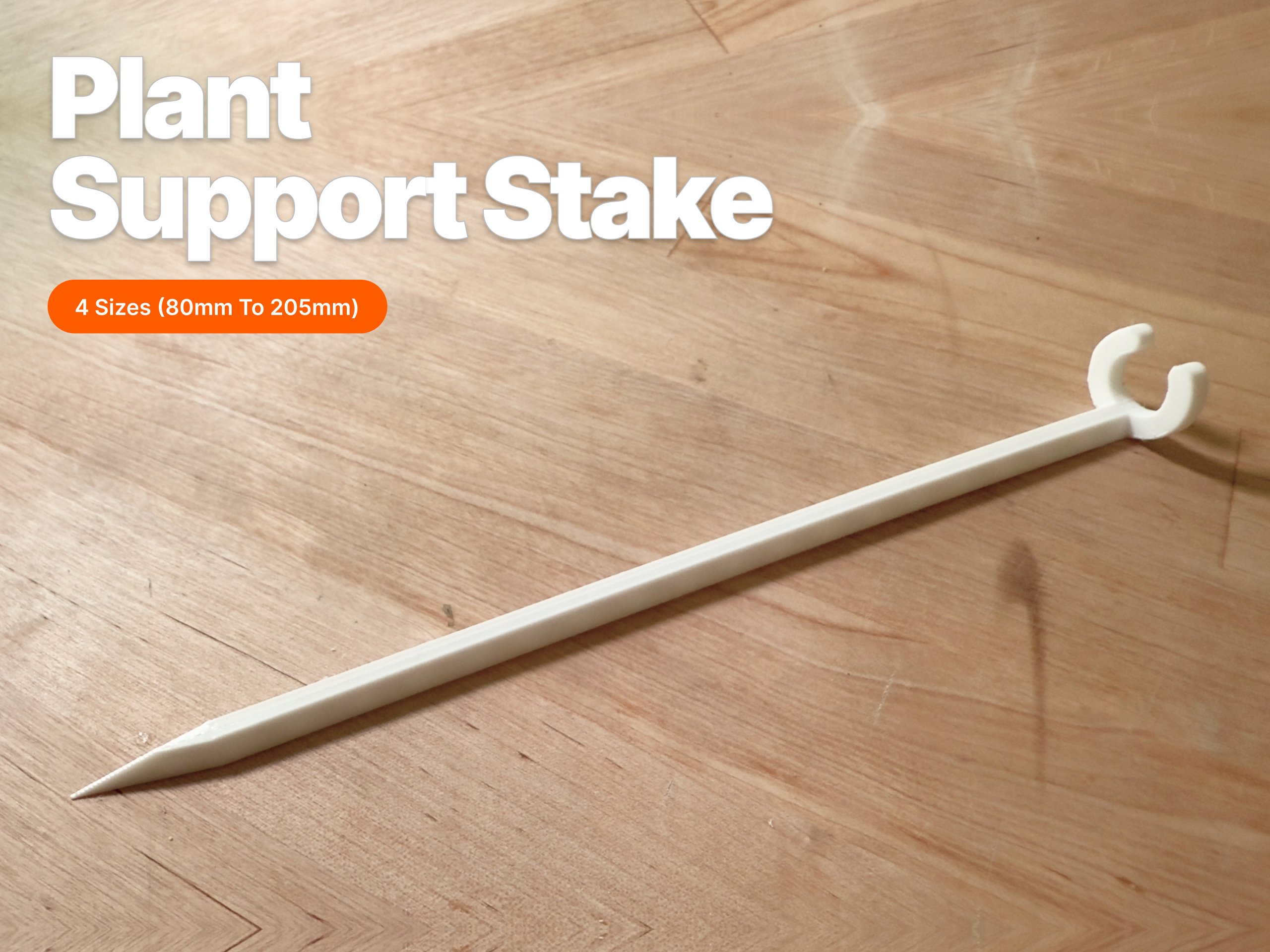Plant Support Stake – 4 Sizes (80mm to 205mm)