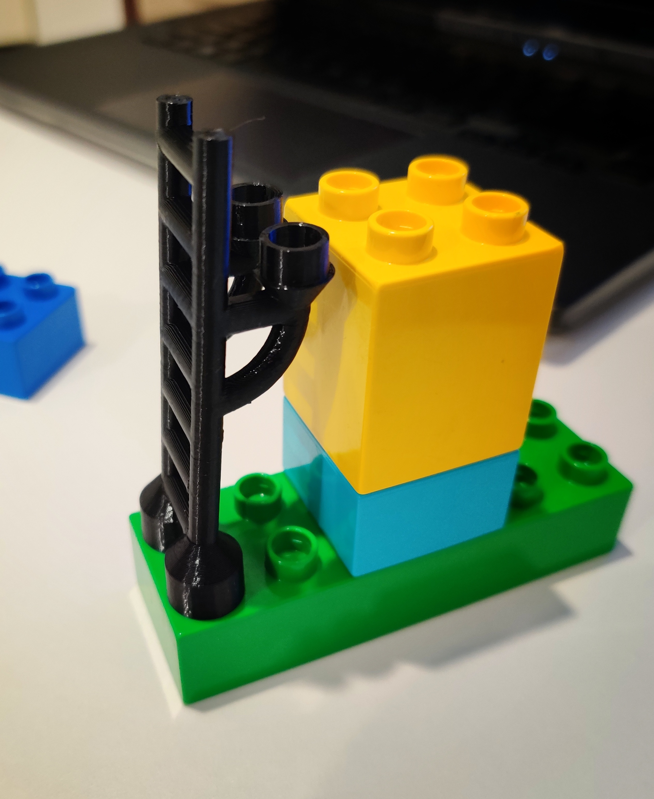 Duplo Lego compatible Ladder 3 Blocks height