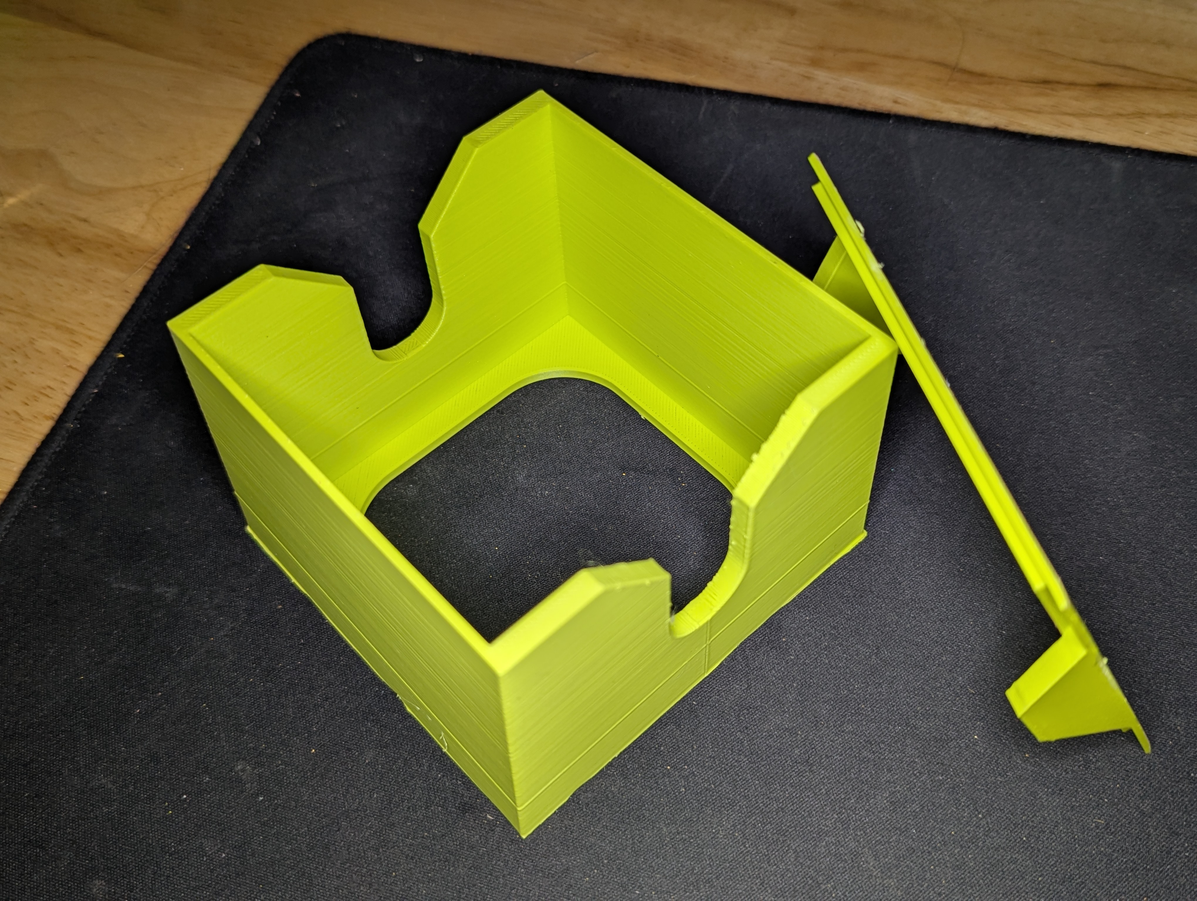 Baseball card storage rack short