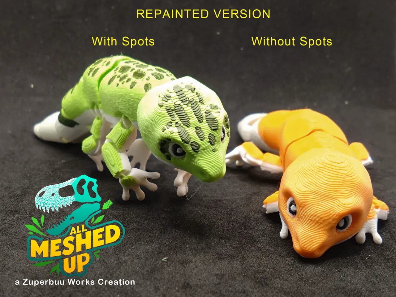 その他 Project Zentreya Geckos figure Dino Articulated Leopard Gecko Toy by zuperbuuworks | Download