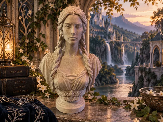 Arwen Undómiel — Bust Inspired by J. R. R. Tolkien’s Writings