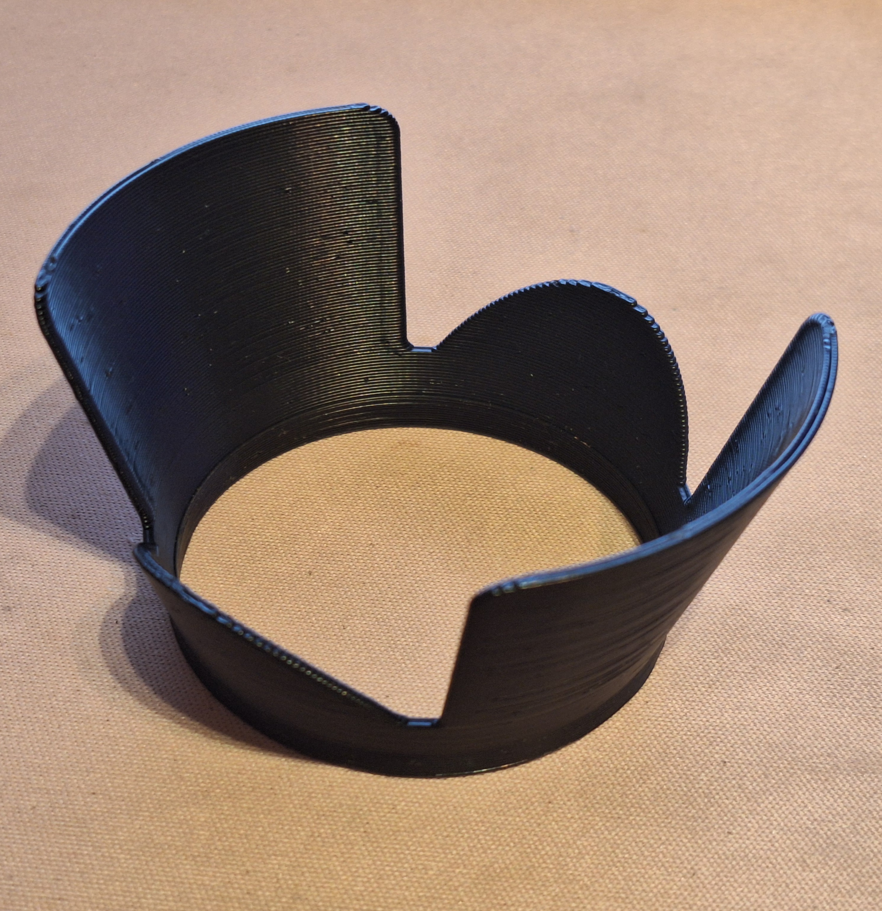 Tulip lens hood for 62mm filter thread