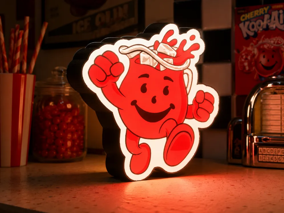 KoolAid Kool Aid LED Lightbox | Multicolor 3D Printable 3MF by