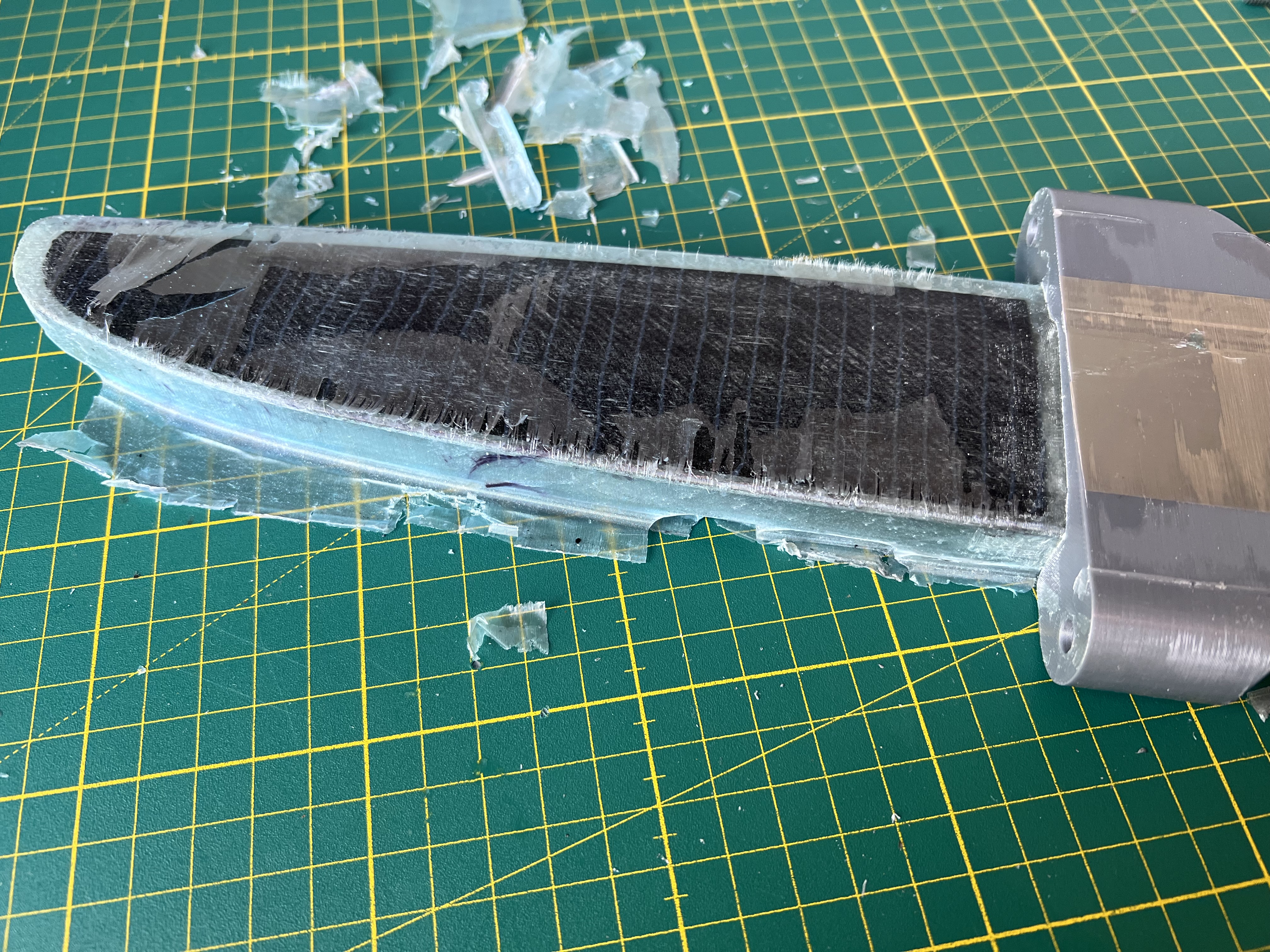 Hydrofoil stab compression mold — thumbnail 15
