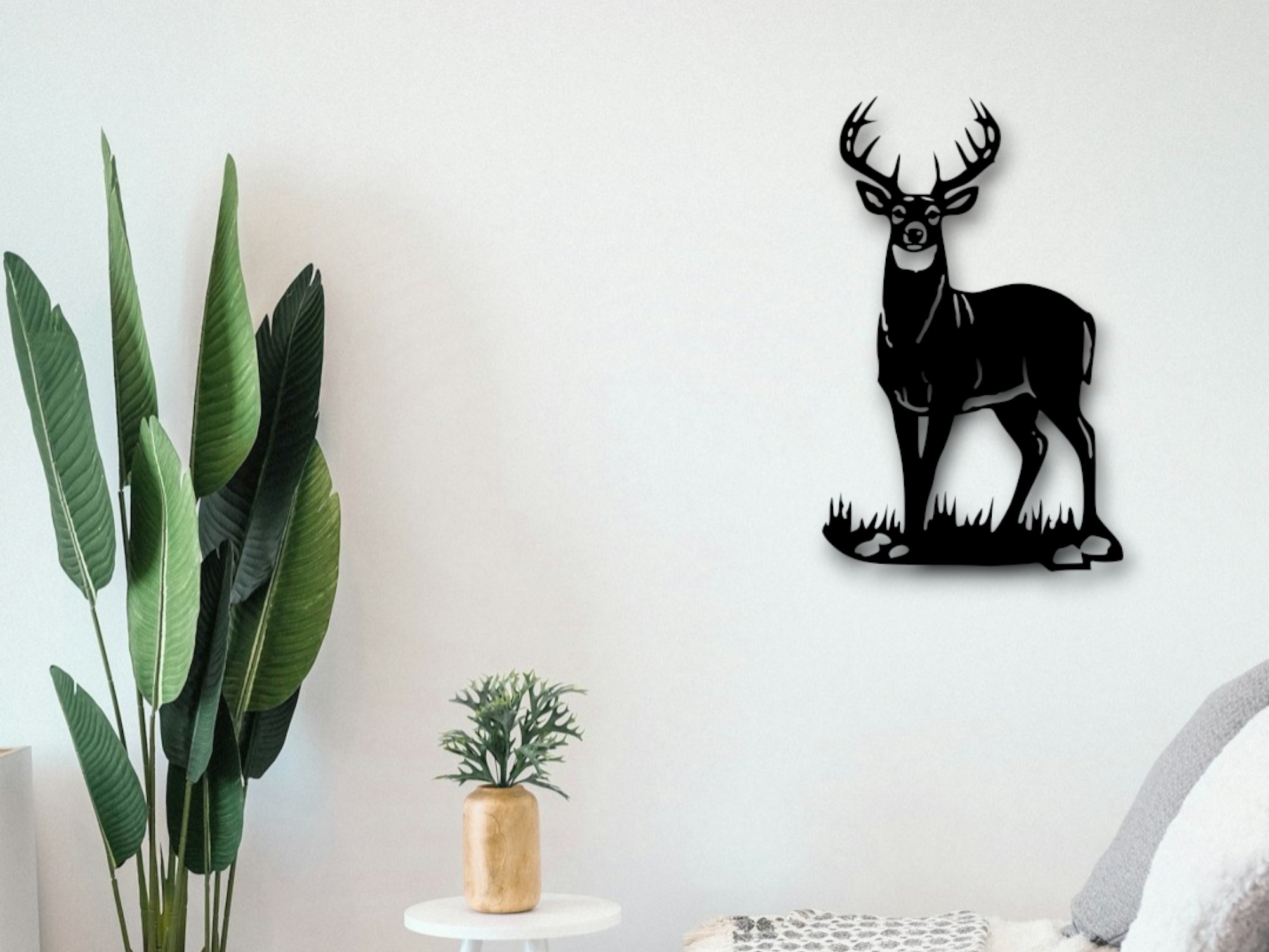 Deer Watching - Wall Art