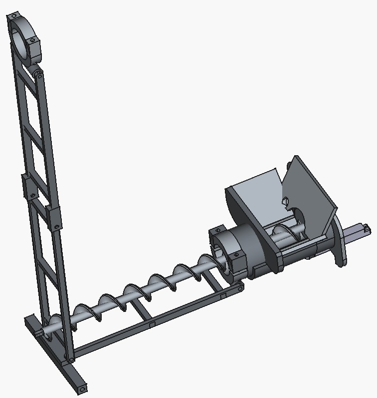 Motorized grain auger prototype