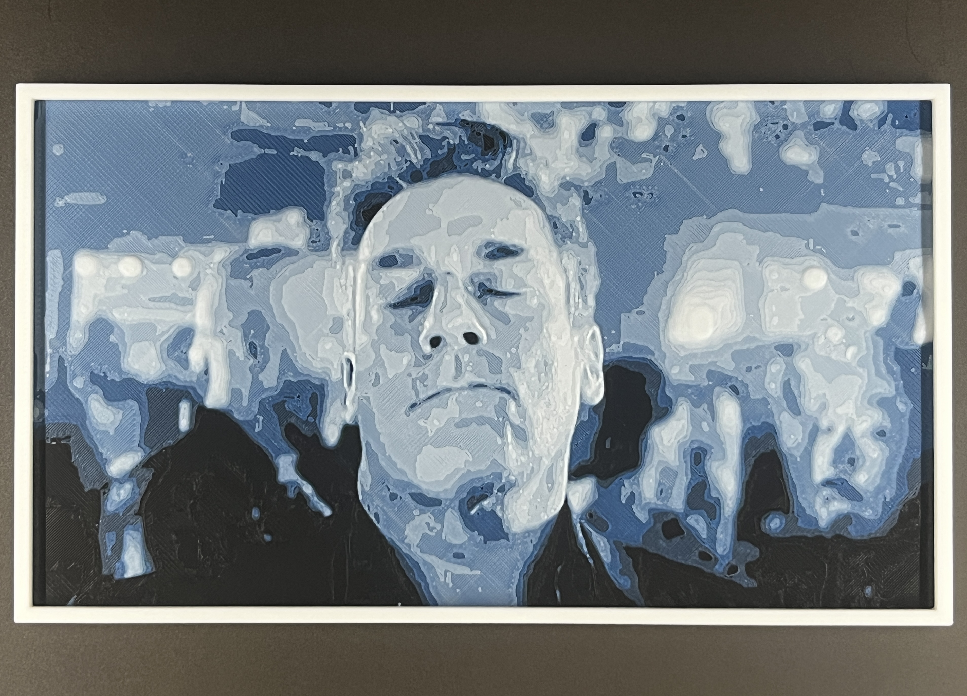Jon Hamm Dancing Meme HueForge Wall Art Portrait - Turn the Lights Off