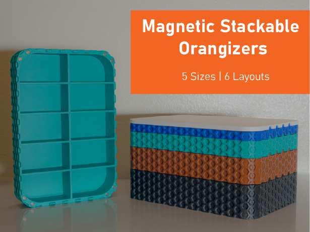 Magnetic Stackable Organizers