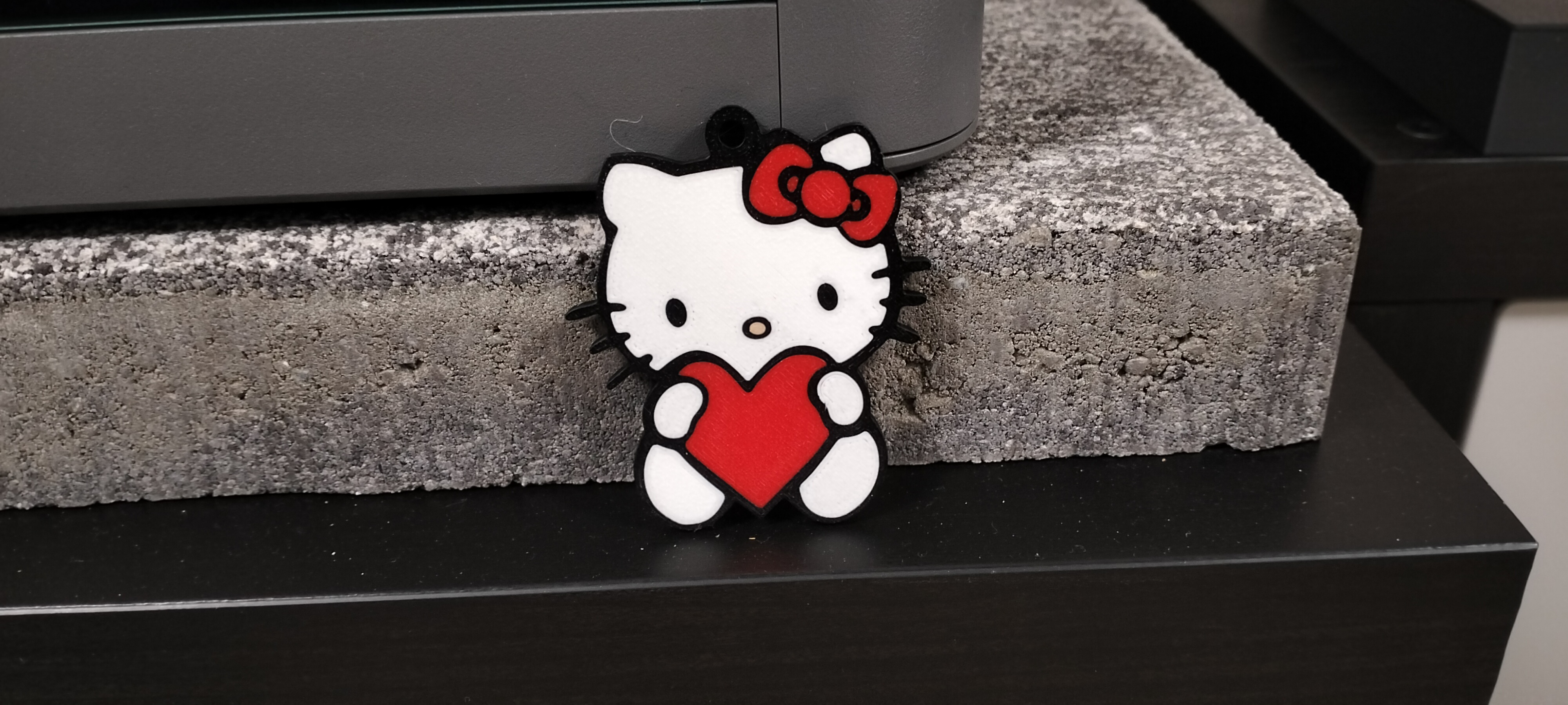Miniatura 3 do modelo 3D Hello Kitty keychain - AMS