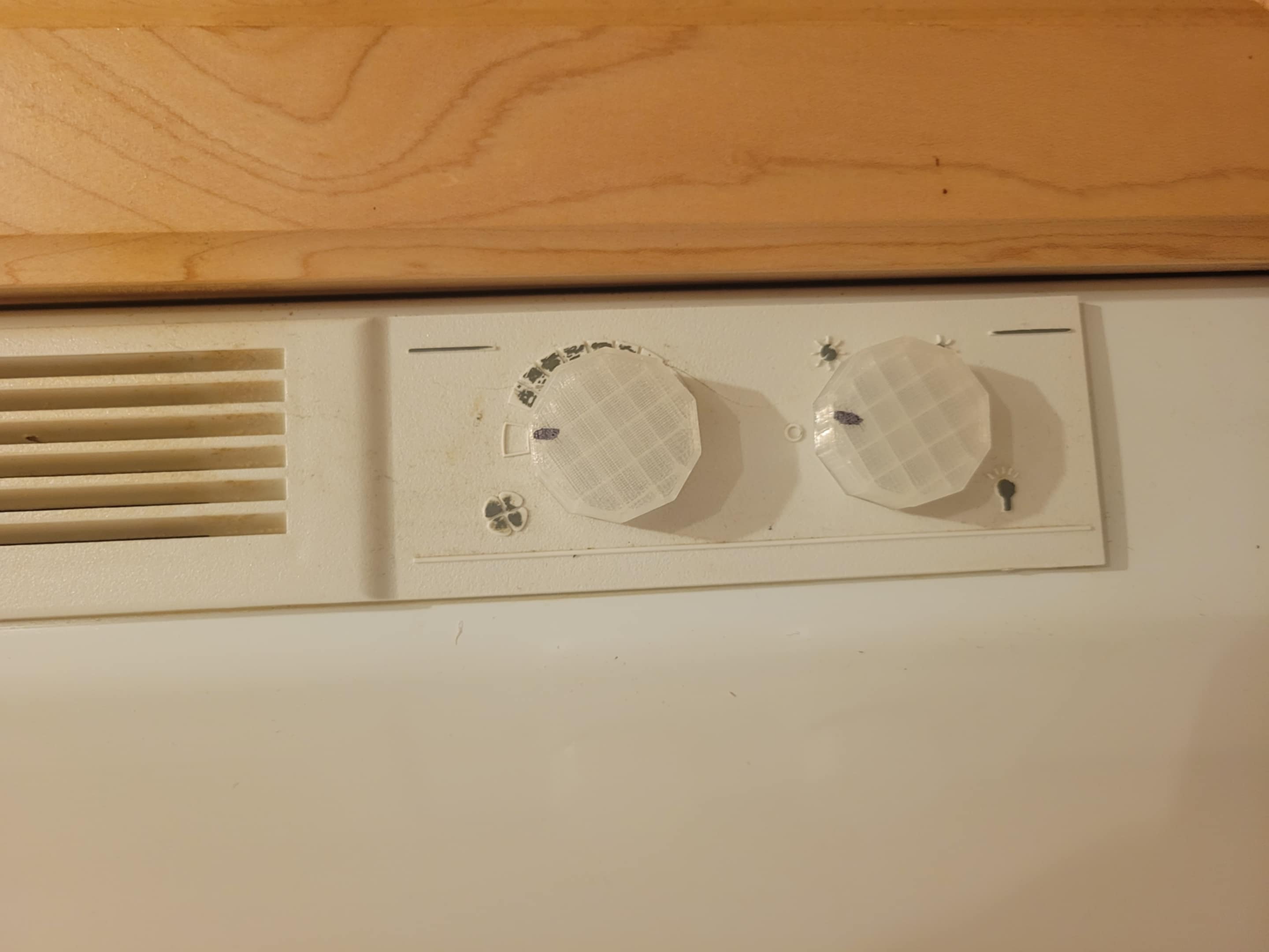 Simple Range Hood Knob
