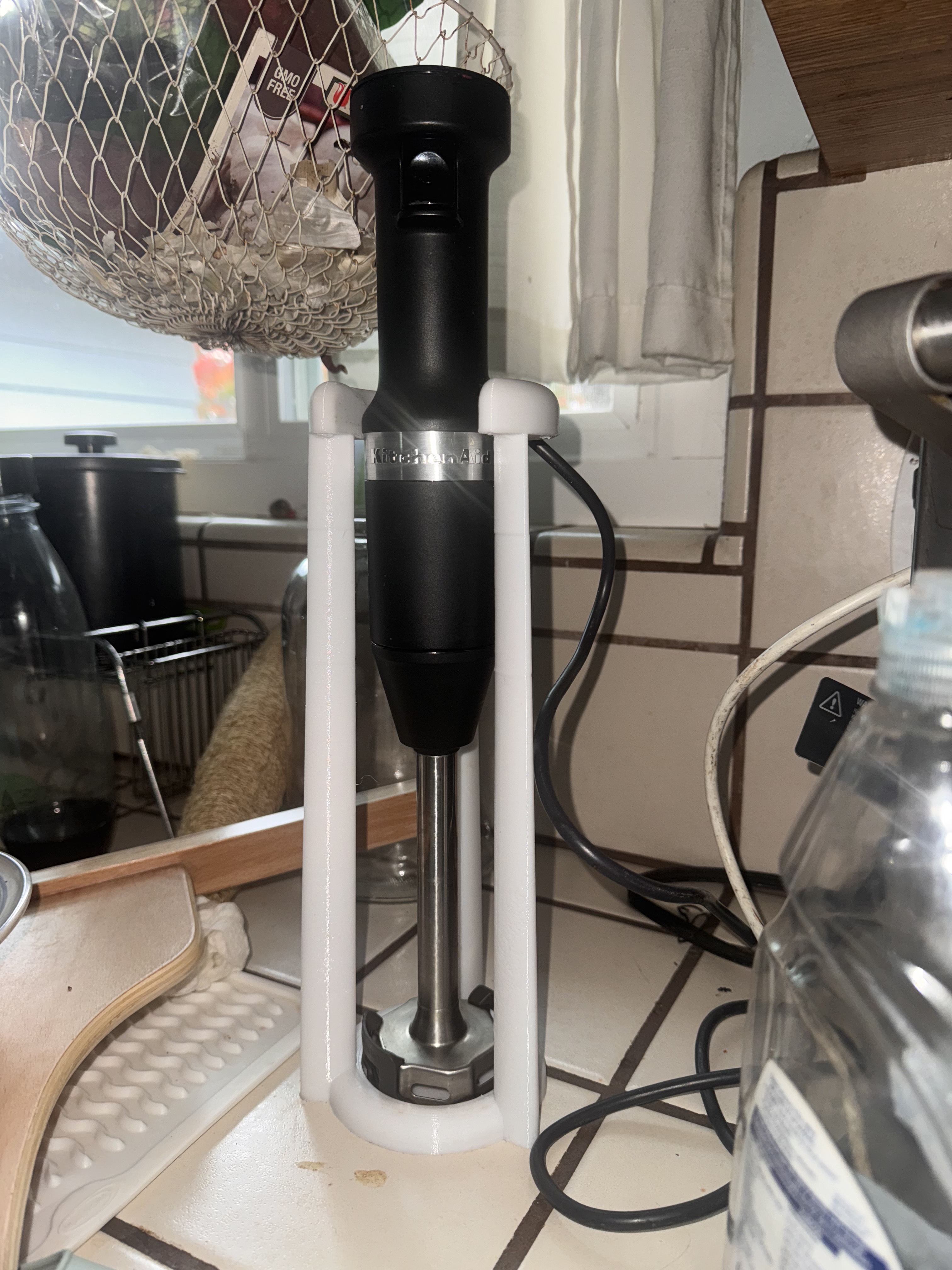 Emulsion Blender Stand — Stable Countertop Holder (PETG • Fusion 360)