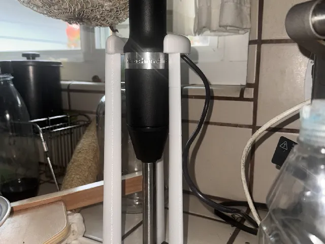 Emulsion Blender Stand — Stable Countertop Holder (PETG • Fusion 360)