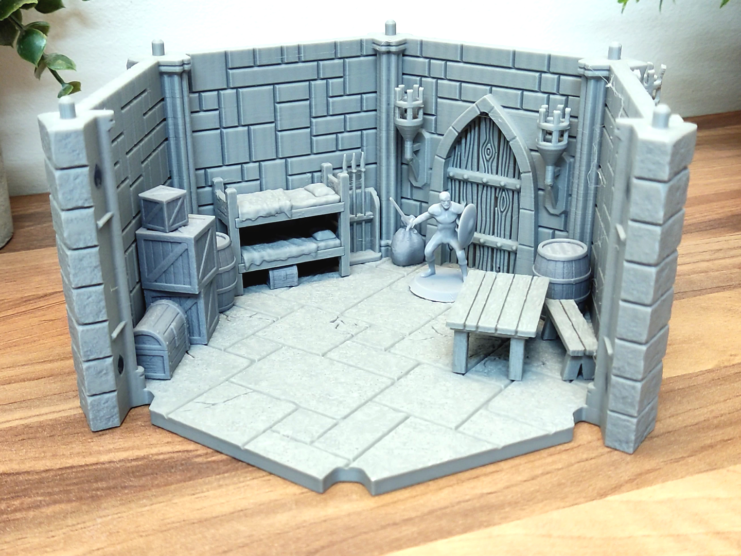 Miniatura 4 do modelo 3D Watchtower – Free Sample (3D Printable Modular Tower)