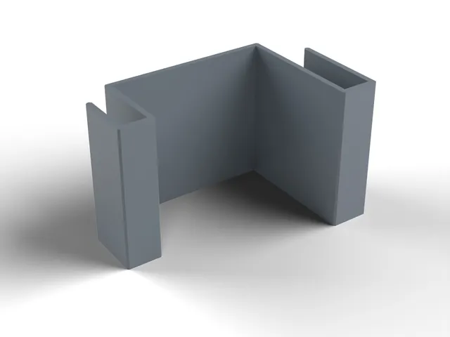 Sofa Arm Phone Holder - Hang-Over Caddy for Phone and Remote, No Supports (OpenSCAD)