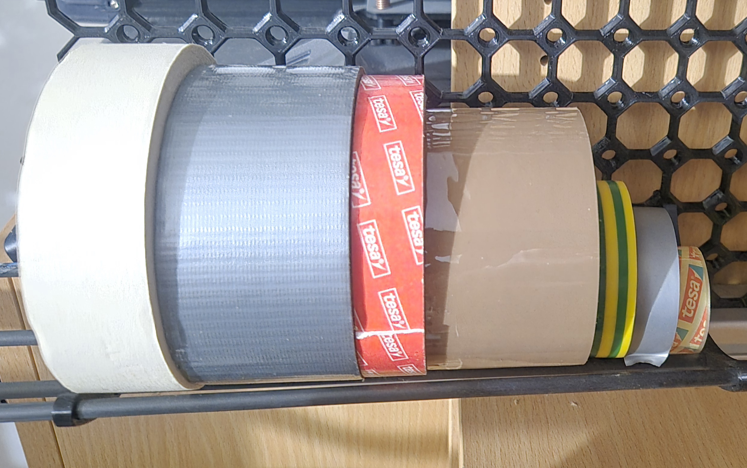 Multiboard Tape Rack / Rail (5 - 15 mm dowels)
