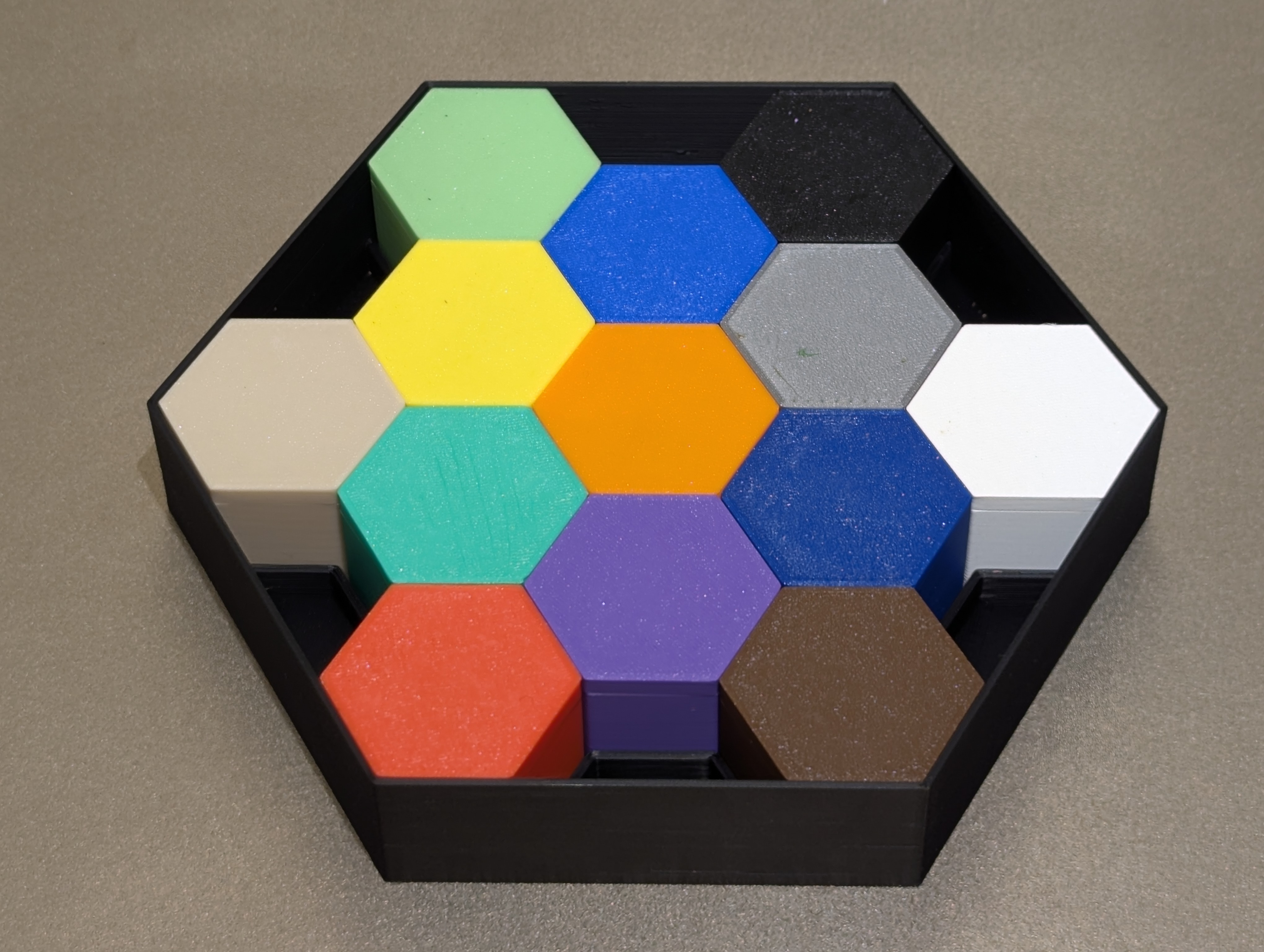 Hex Boxes and Storage Case