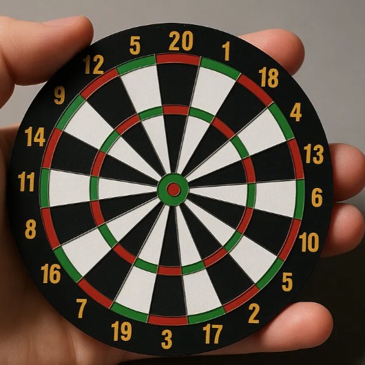 Dart Board Coaster