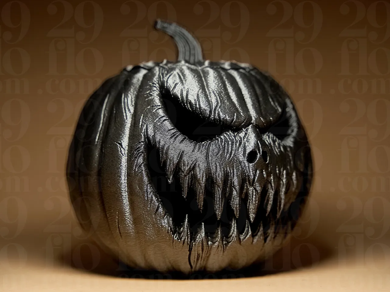 Halloween Scary Pumpkin #1 by 29flo | Download free STL model |  Printables.com, image size:1280x960