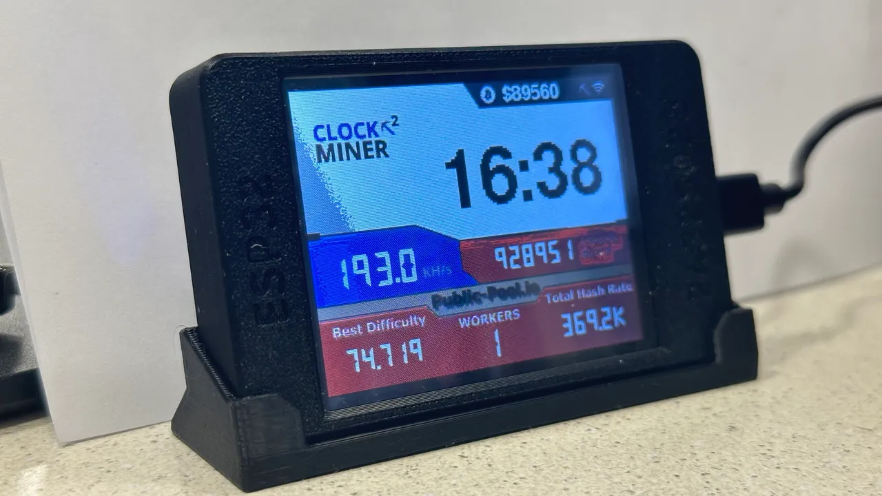 ESP32 2432S028 nerdminer Stand Case by 豉諗彈 | Download free STL