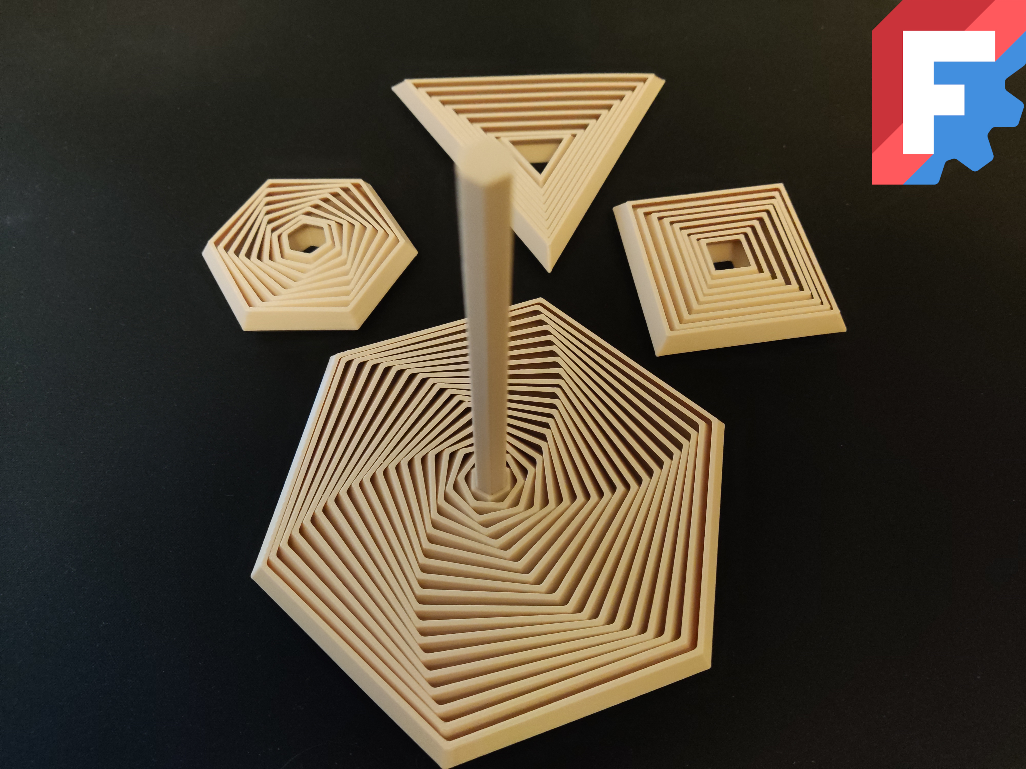 Polygon fidgets - fully customizable (triangle/square/pentagon/hexagon/heptagon/octagon/nonagon/etc)