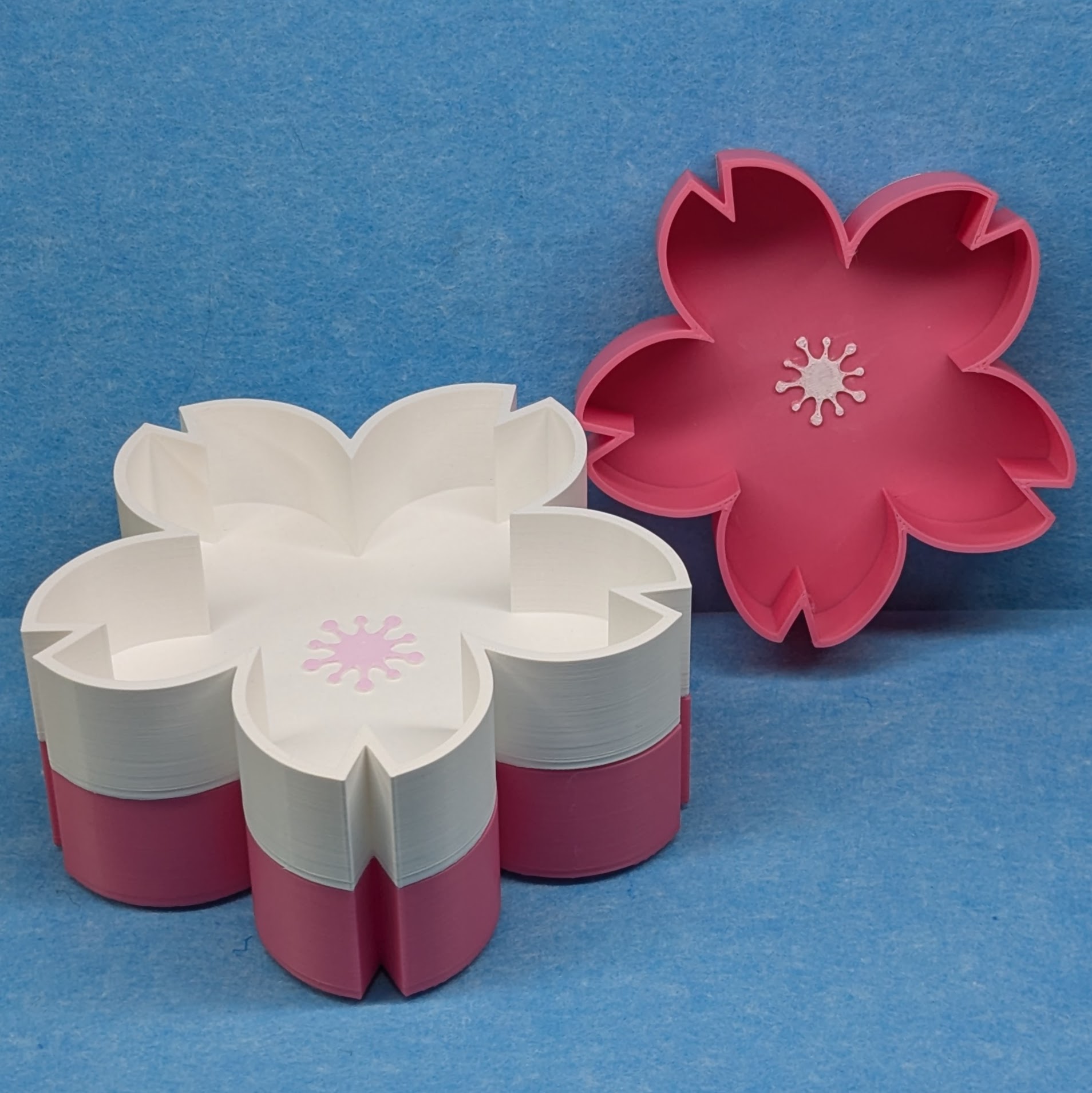 Cherry blossom dish / sakura flower catch-all