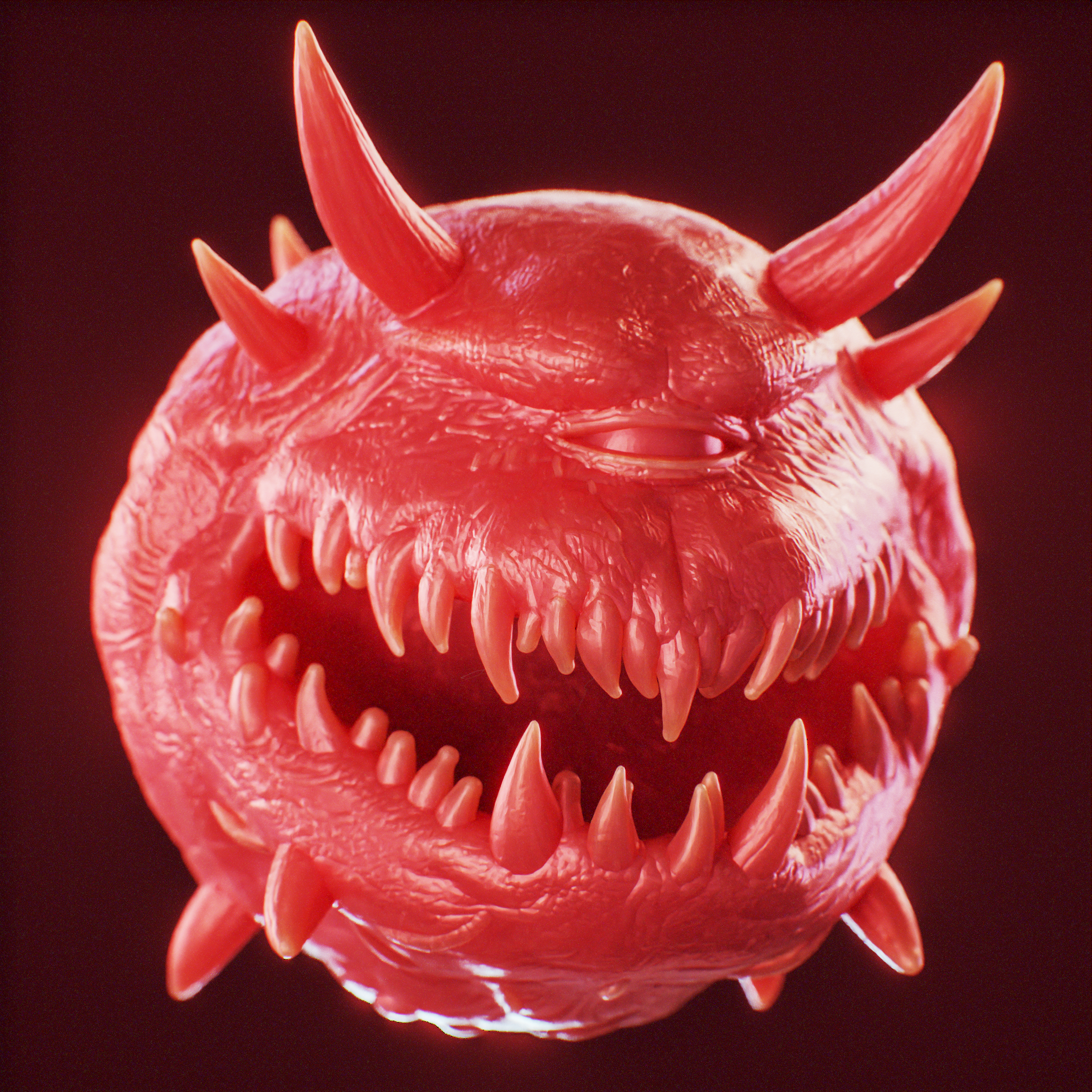 Cacodemon Monster from Doom - Caco Demon de Doom - 2 Versiones - Slayer Doom