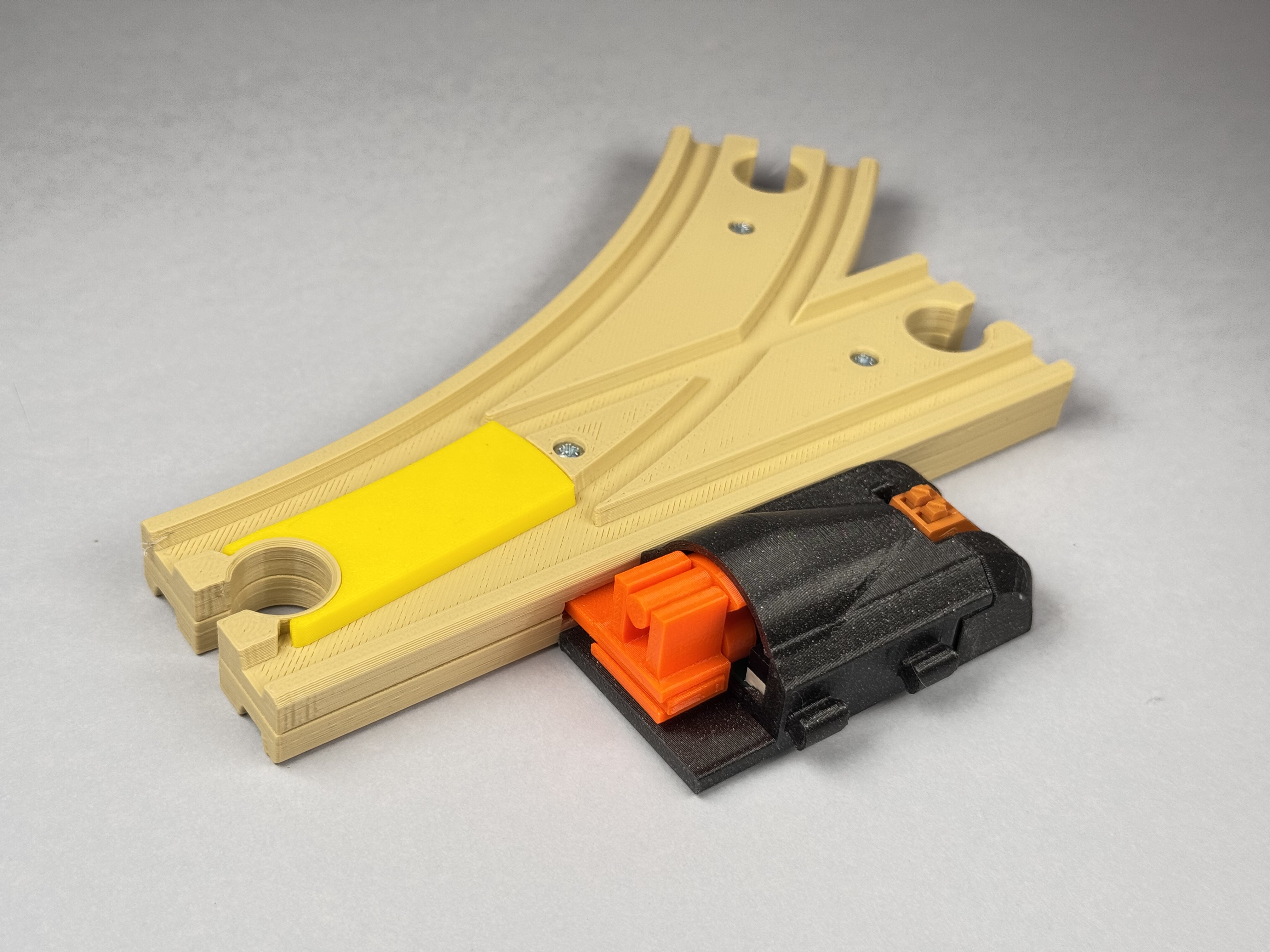 Electric railroad switch for Brio - Lillabo tracks
