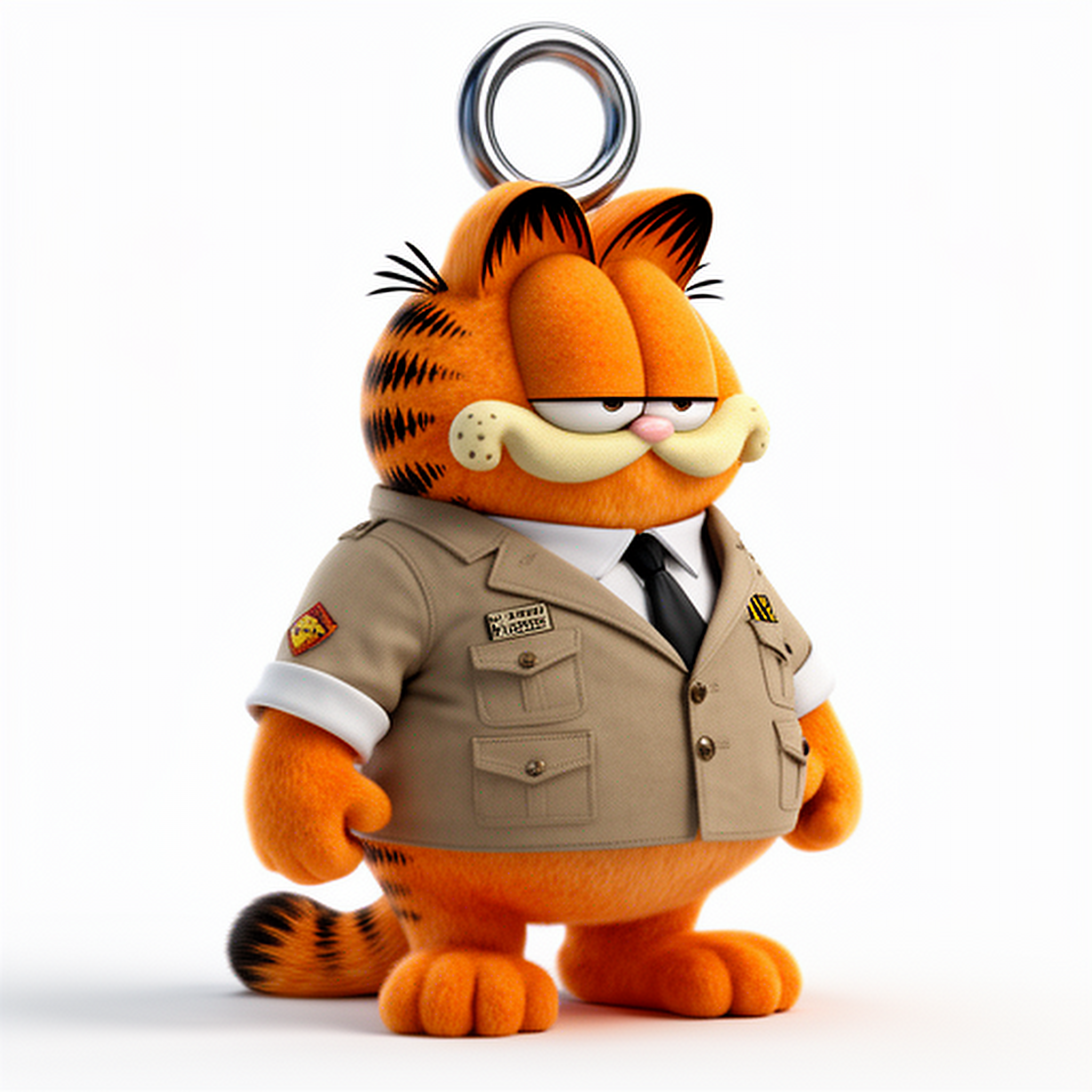 Garfield Ace Ventura Ring Figure