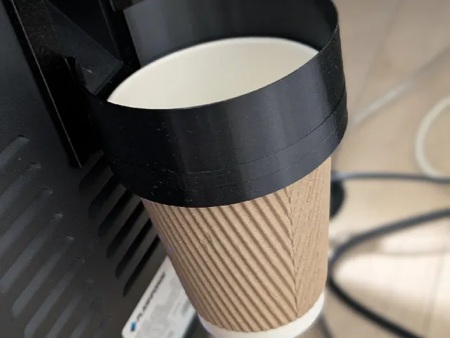 Coffee-cup poop bin, for Flashforge AD5X