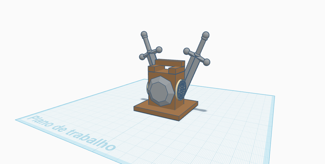 Medieval Sword Display Stand (Decorative Holder)