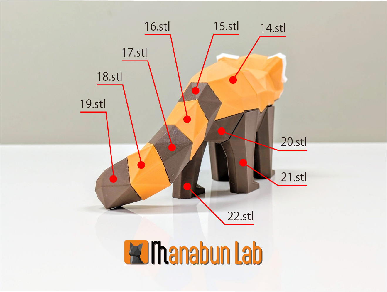 Low Poly Red Panda Puzzle — miniatura 10