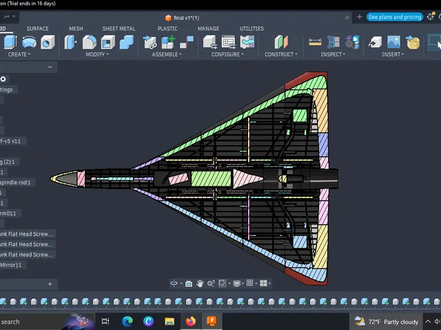 3d printable Experimental drone