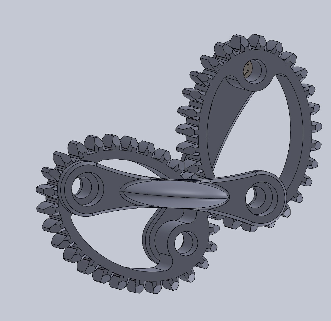 Involute Elliptical Gear Fidget Toy