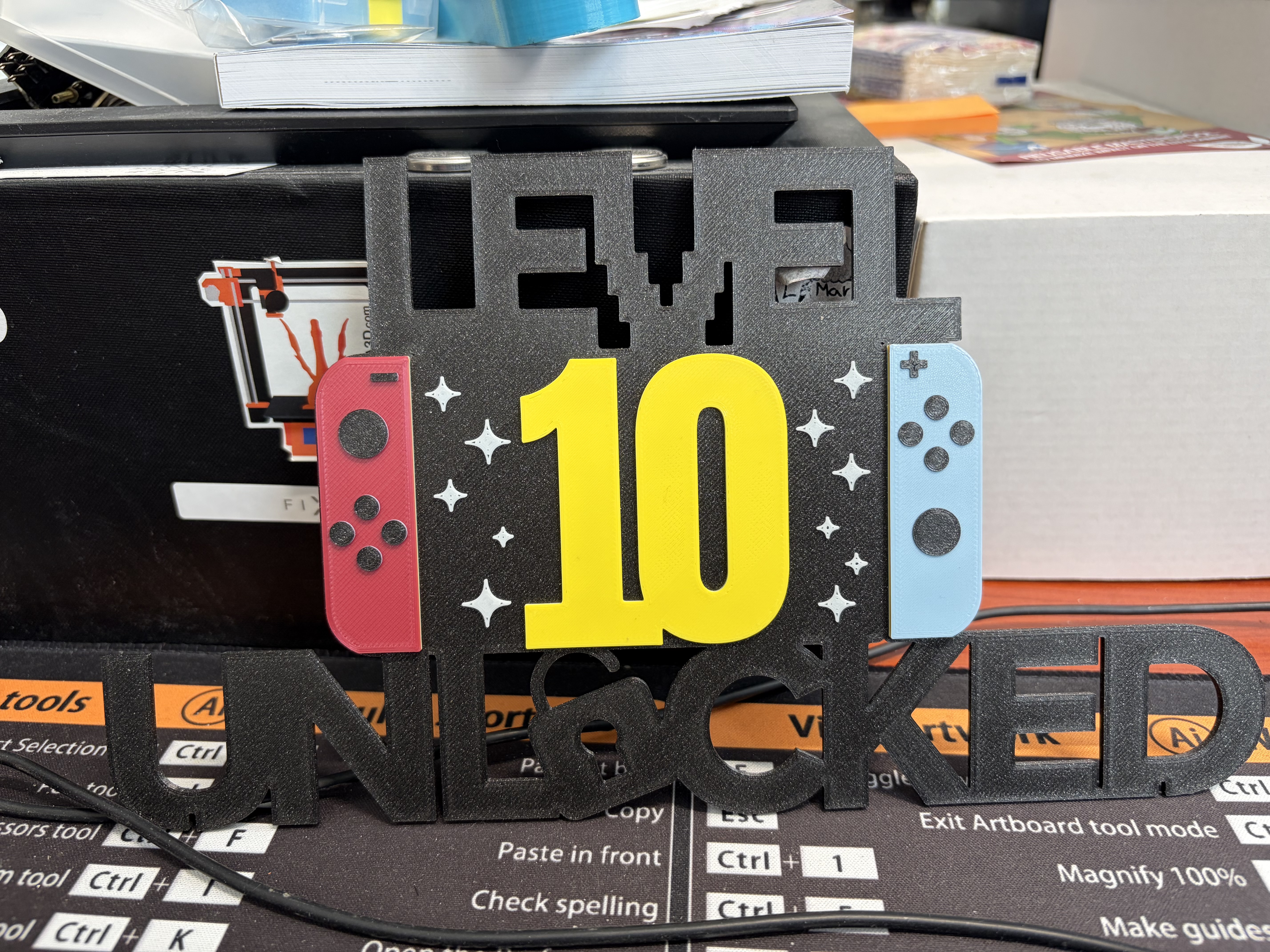 Nintendo cake topper