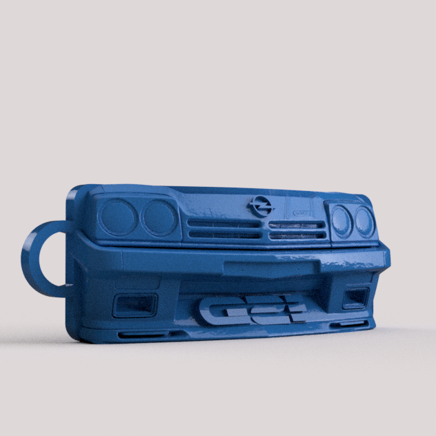 Opel Front Grille Keychain 3D model by PrintVision