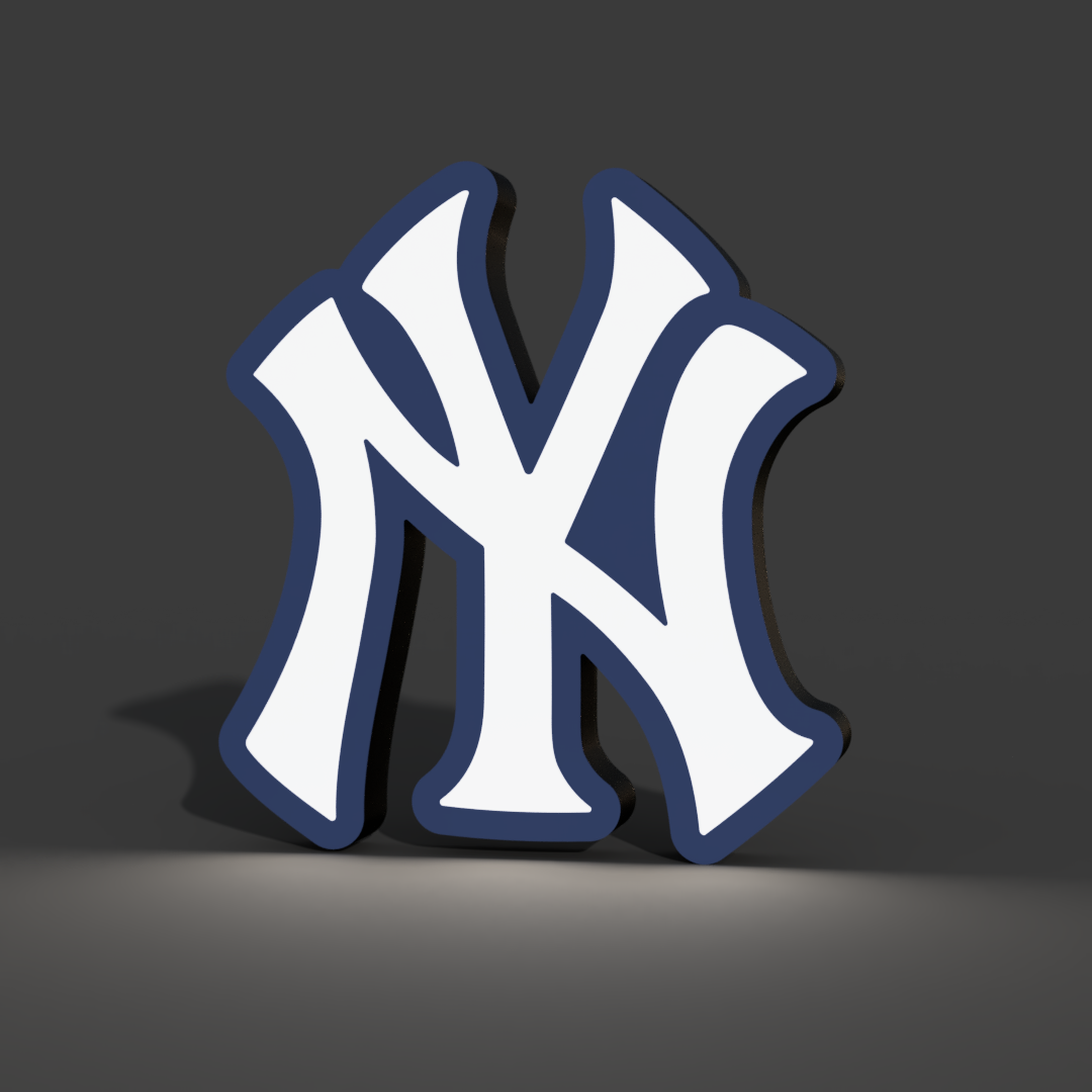 New York Yankees Logo Lightbox LED Lamp