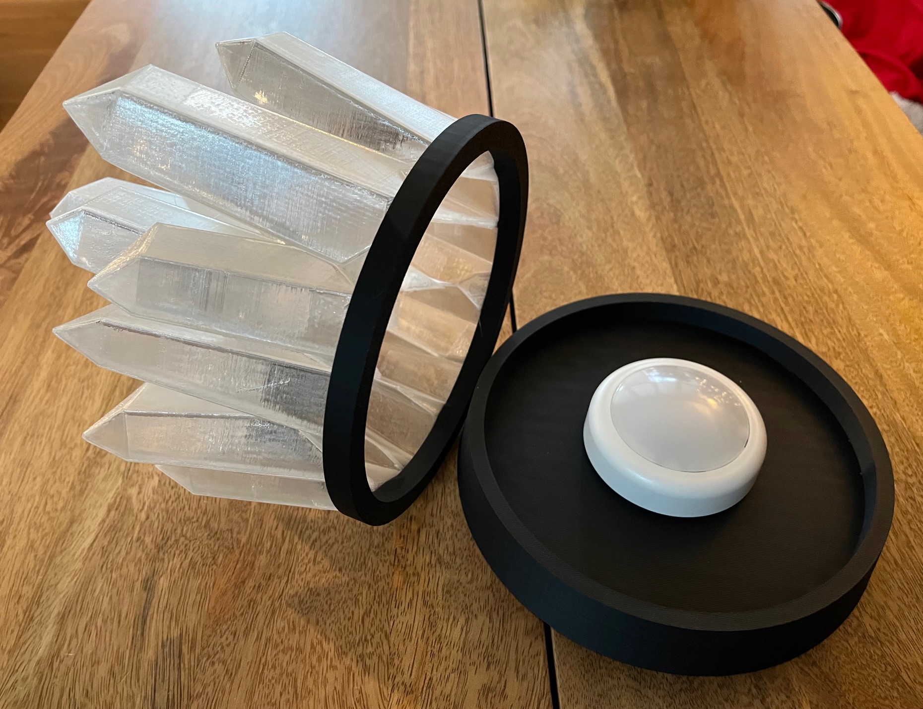 Miniatura 3 do modelo 3D Crystal Cluster Lamp