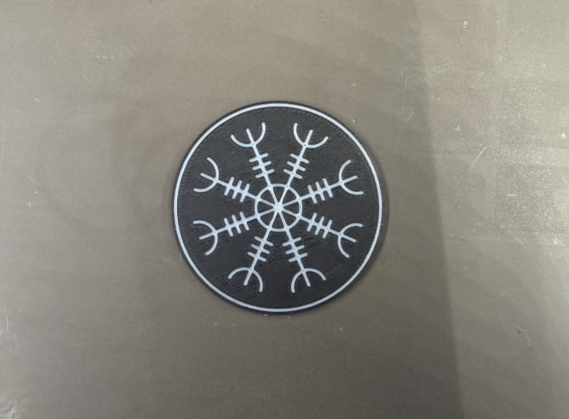 SVG file of Aegishjalmur (Helm of Awe) - Ægishjálmur
