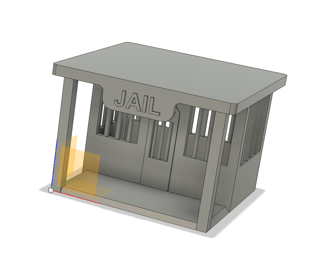 Jail cake topper