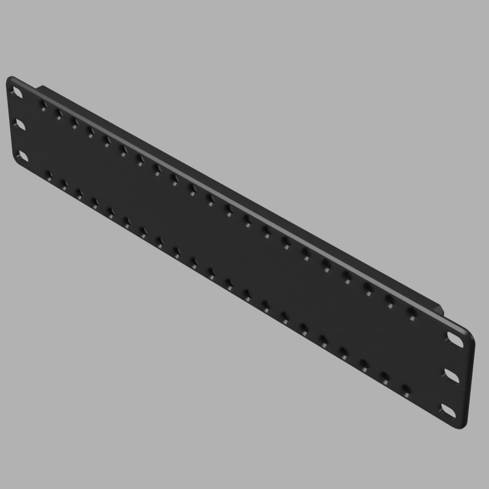10" Mini Rack - M3M 1U Panels