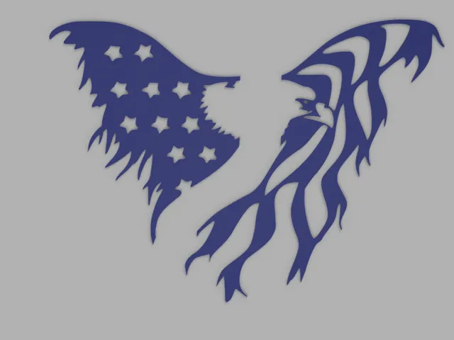 American Flag Eagle - Separated